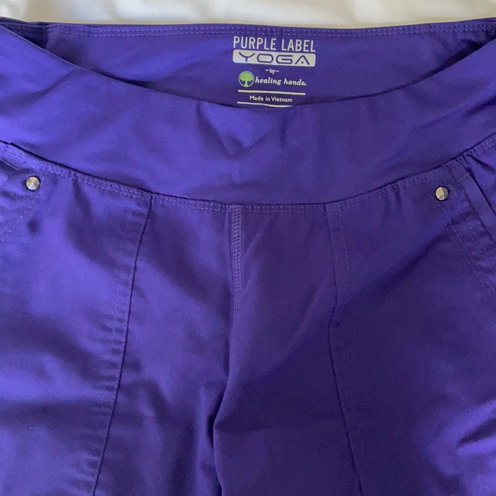 Purple scrub bottom. XS.